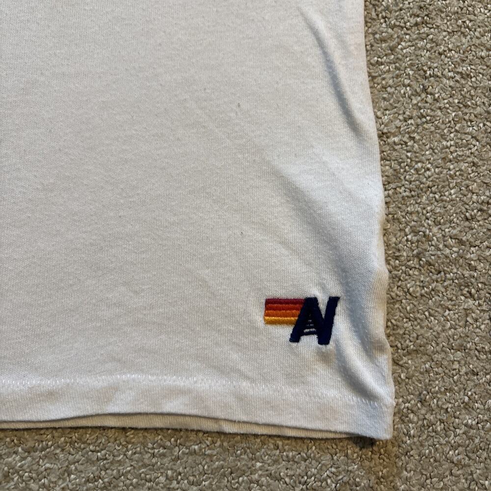 Aviator Nation Shirt Short Sleeve White Ringer California Repeat Pullover Sz XS - Picture 2 of 11